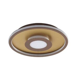 Lindby - Pekela Round LED Loftlampe Ø43 Rust/Matt Gold