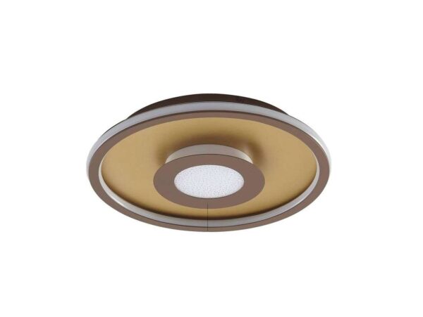 Lindby - Pekela Round LED Loftlampe Ø43 Rust/Matt Gold