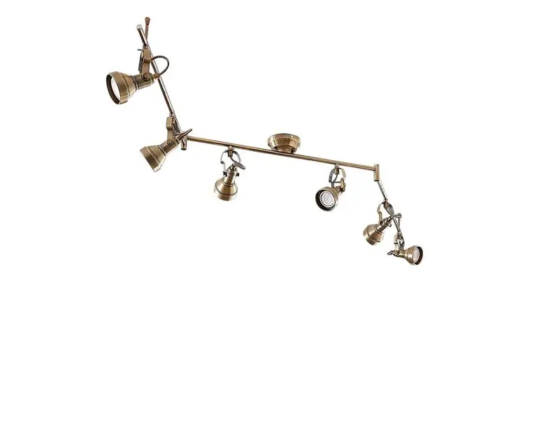 Lindby - Perseas 6 LED Loftlampe Antique Brass