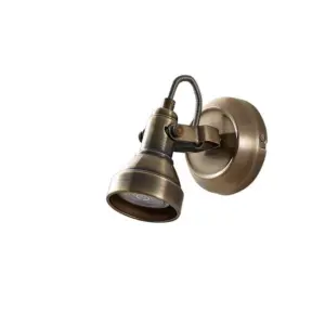 Lindby - Perseas LED Væglampe Antique Brass