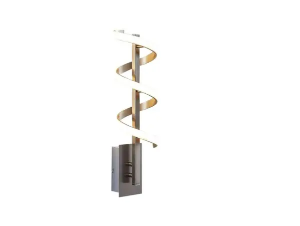 Lindby - Pierre LED Væglampe Nickel/White