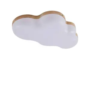 Lindby - Pilvi LED Loftlampe Hvid/Træ