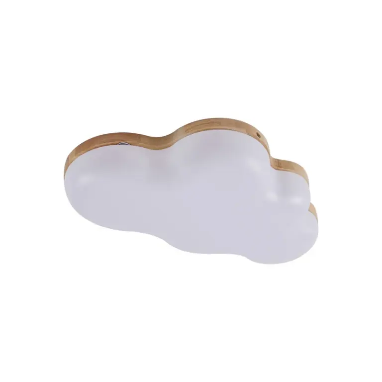 Lindby - Pilvi LED Loftlampe Hvid/Træ