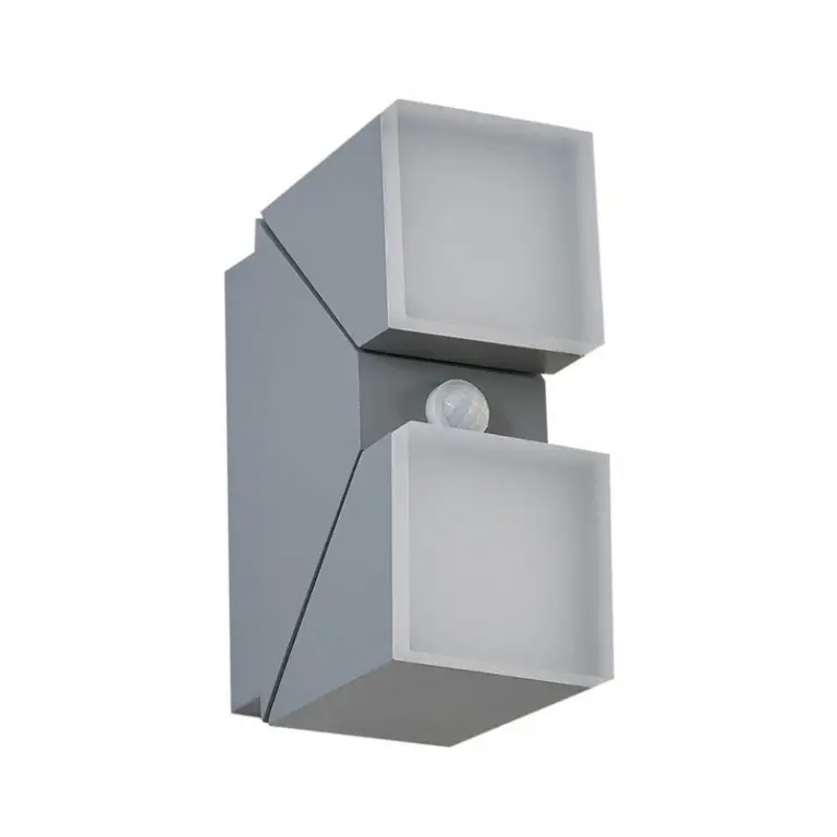 Lindby - Sally LED Udendørs Væglampe w/Sensor Grå