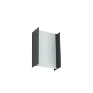 Lindby - Selqa udendørs LED-væglampe, antracit, IP65, husnummer