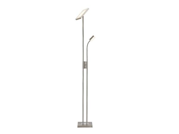 Lindby - Seppa LED Gulvlampe Satin Nickel