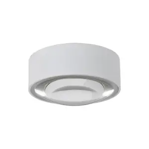 Lindby - Siaka LED-downlight, Ø 5 cm, metal, hvid, IP65
