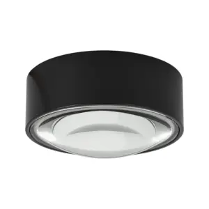 Lindby - Siaka LED-downlight, sort, Ø 5 cm, metal, IP65