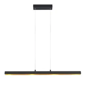 Lindby - Solvina LED Pendel Black/Gold