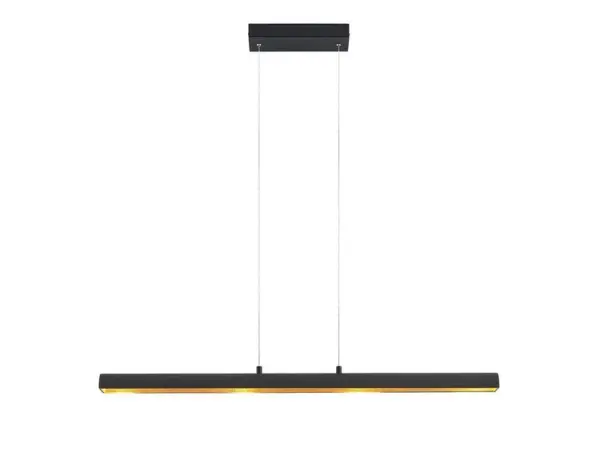 Lindby - Solvina LED Pendel Black/Gold
