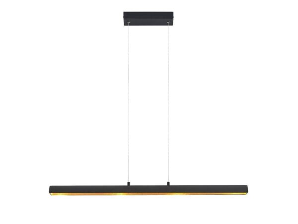 Lindby - Solvina LED Pendel Black/Gold Lindby