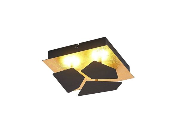 Lindby - Sorea LED Loftlampe Black/Gold Lindby