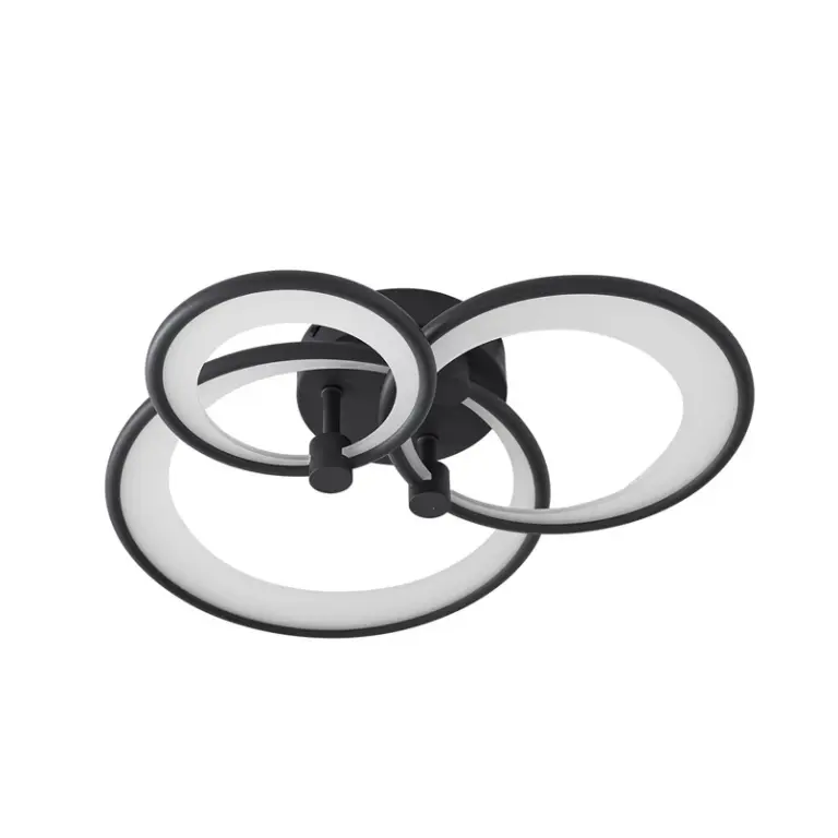 Lindby - Sorma LED-loftlampe, sort, CCT, dæmpbar