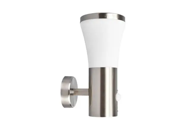 Lindby - Sumea LED Udendørs Væglampe w/Sensor Stainless Steel/White