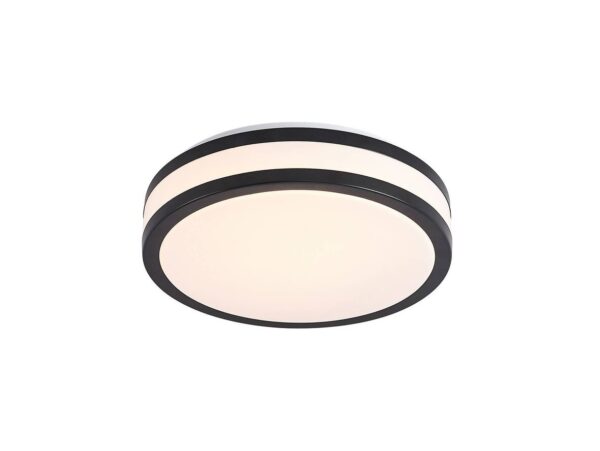 Lindby - Teun LED Loftlampe Ø29 Matt Black/White Lindby