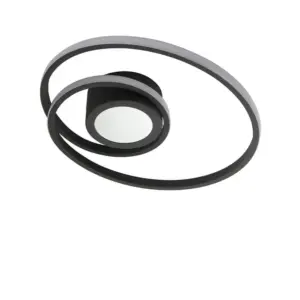 Lindby - Thalina LED Loftlampe 45cm Sort/Hvid