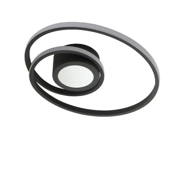 Lindby - Thalina LED Loftlampe 45cm Sort/Hvid