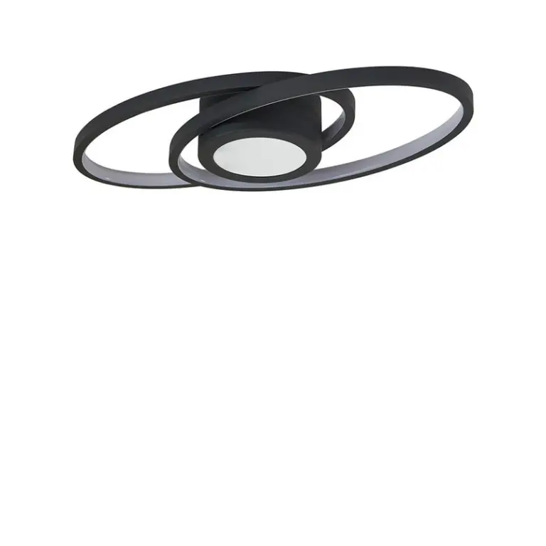 Lindby - Thalina LED Loftlampe 60cm Sort/Hvid