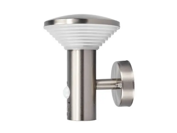 Lindby - Tiga LED Udendørs Væglampe w/Sensor Stainless Steel/White