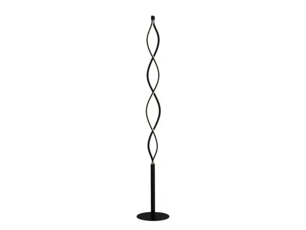 Lindby - Welina LED Gulvlampe Matt Black