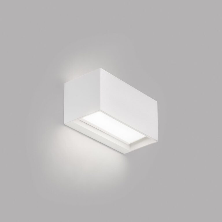 Linea W1 LED-væglampe, hvid, 15 cm, CCT, IP54 - Light-Point - Stue - Design - Aluminium - Med flere lyskilder