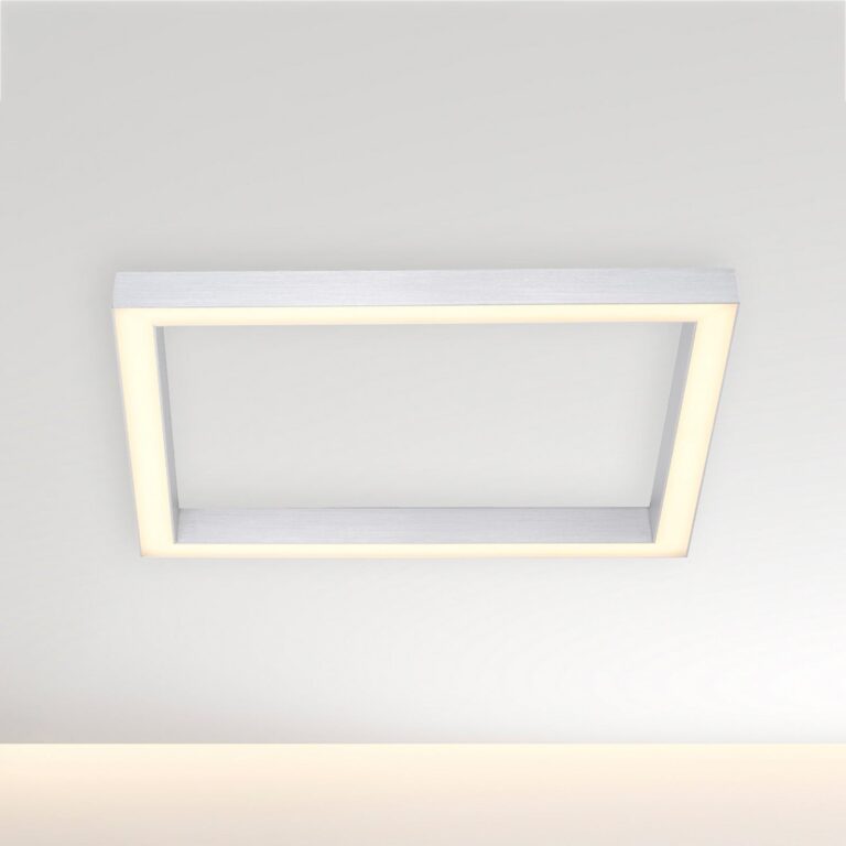 Lines Square LED-loftlampe, diamant, 55 cm, CCT – PURE PURE Lines Square - Stue - Moderne - Metal - Kantet