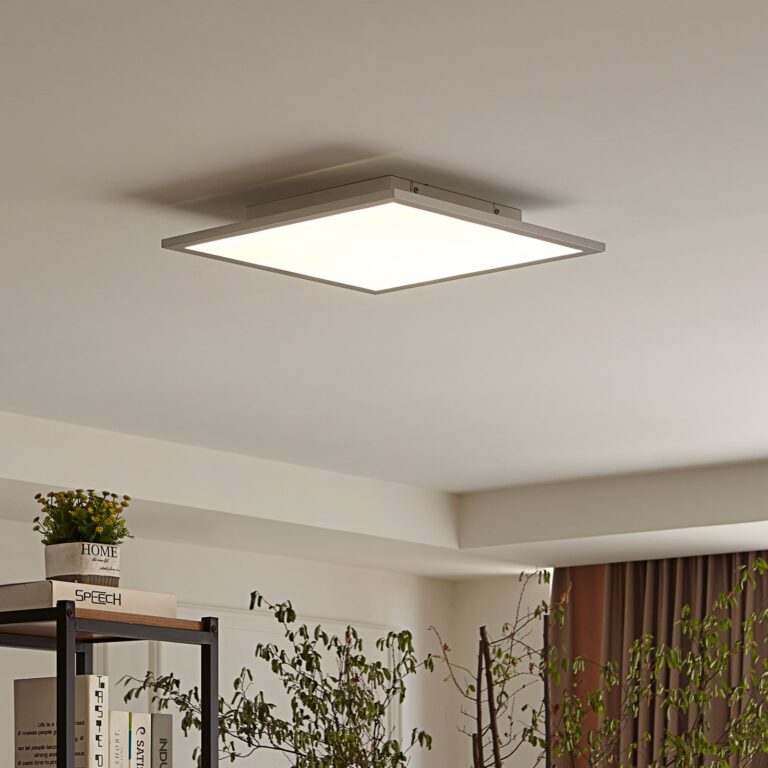 Livel LED Loftlampe 4.000K 40x40 White/Silver - Lindby - Køkken - Moderne - Aluminium - Kantet