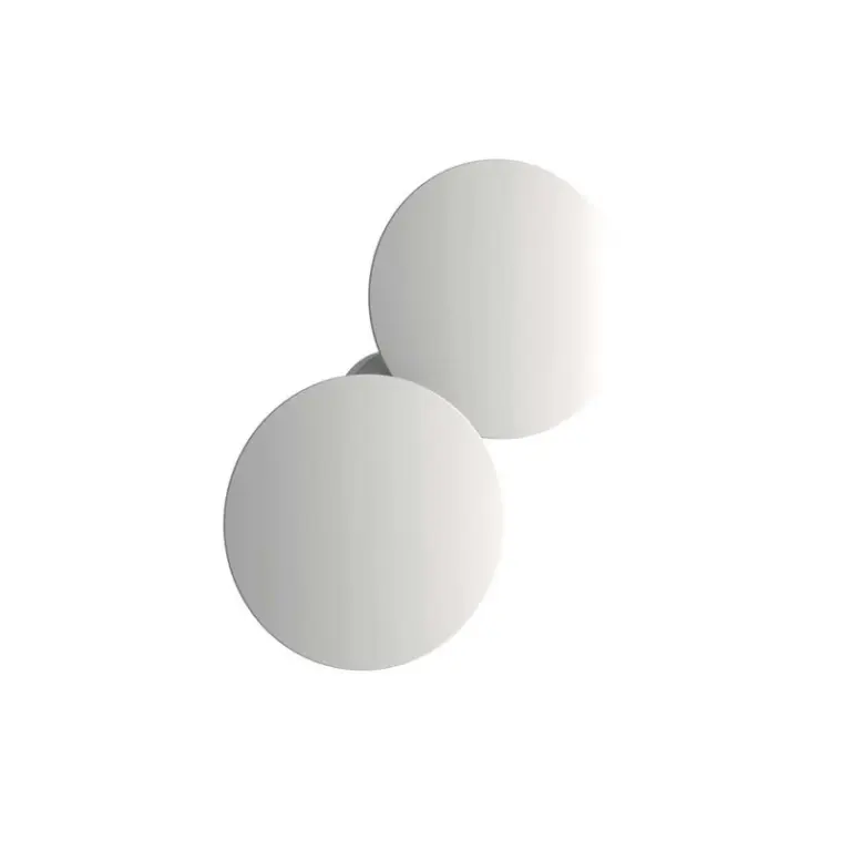 Lodes - Puzzle LED-væg-/loftlampe, hvid, 2700K, Ø 11,5 cm