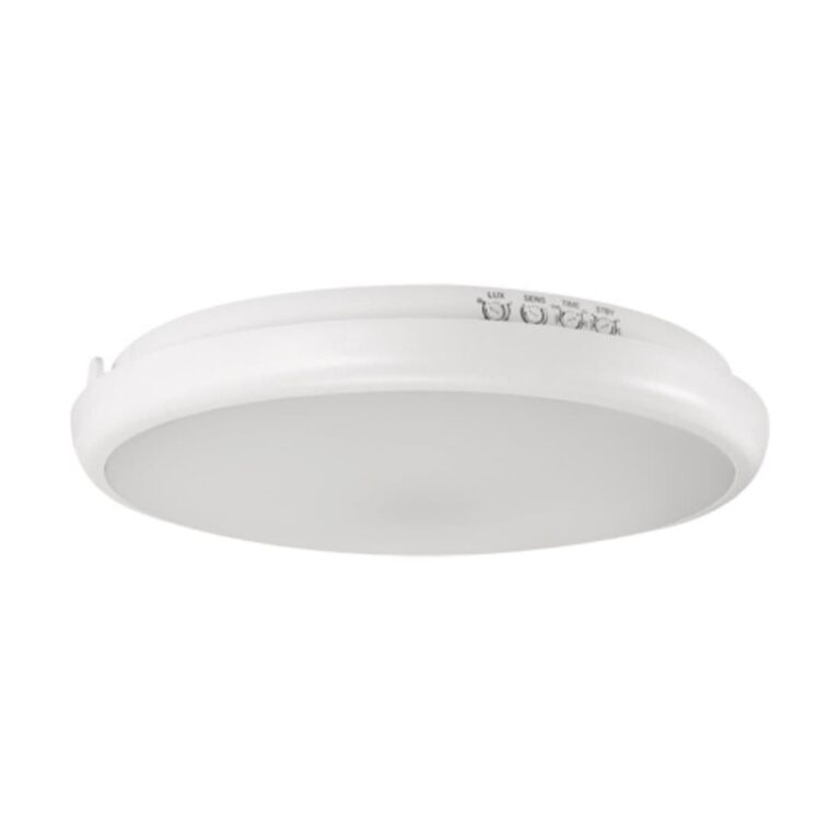 Loftlampe Med Sensor - Indendørs/Udendørs - 15W - 2030 lm - 4000K - IP65 - IK10