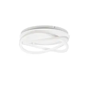 Lucande - Aldric LED Loftlampe Ø45 Hvid