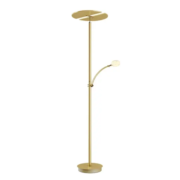Lucande - Anniki LED-gulvlampe messing
