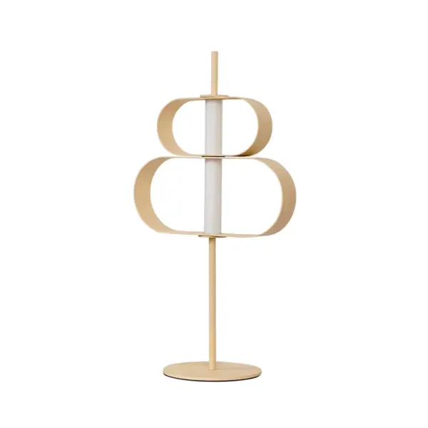 Lucande - Audrina LED Bordlampe Dim. Beige