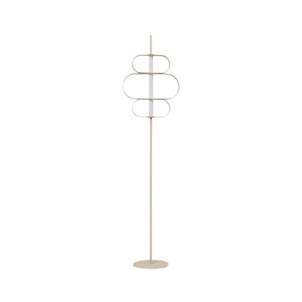 Lucande - Audrina LED Gulvlampe Dim. Beige