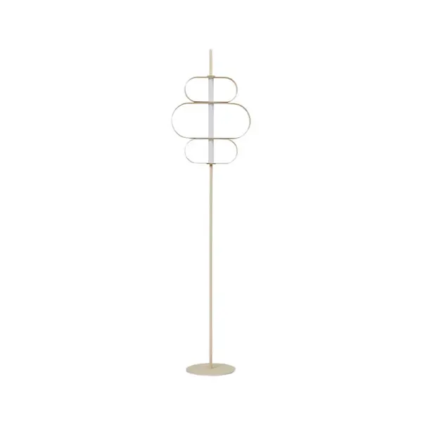 Lucande - Audrina LED Gulvlampe Dim. Beige