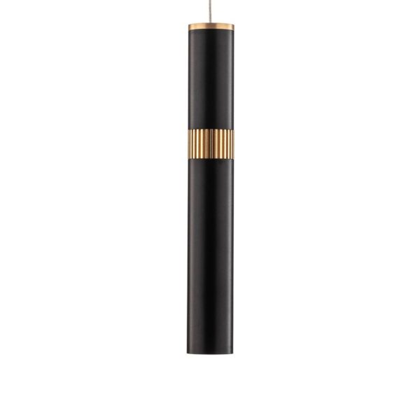 Lucande - Bjarko LED Pendel Black/Brass Lucande