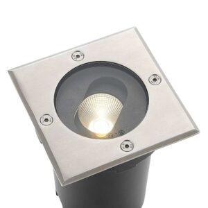 Lucande - Doris LED Square Nedgravningsspot Steel