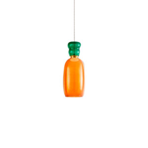 Lucande - Fay LED Pendel Orange/Green