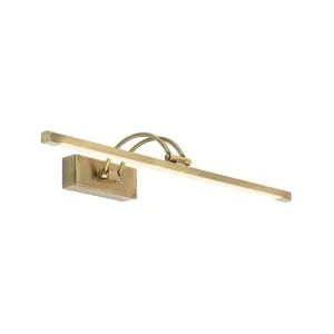 Lucande - Felena LED Væglampe Antique Brass