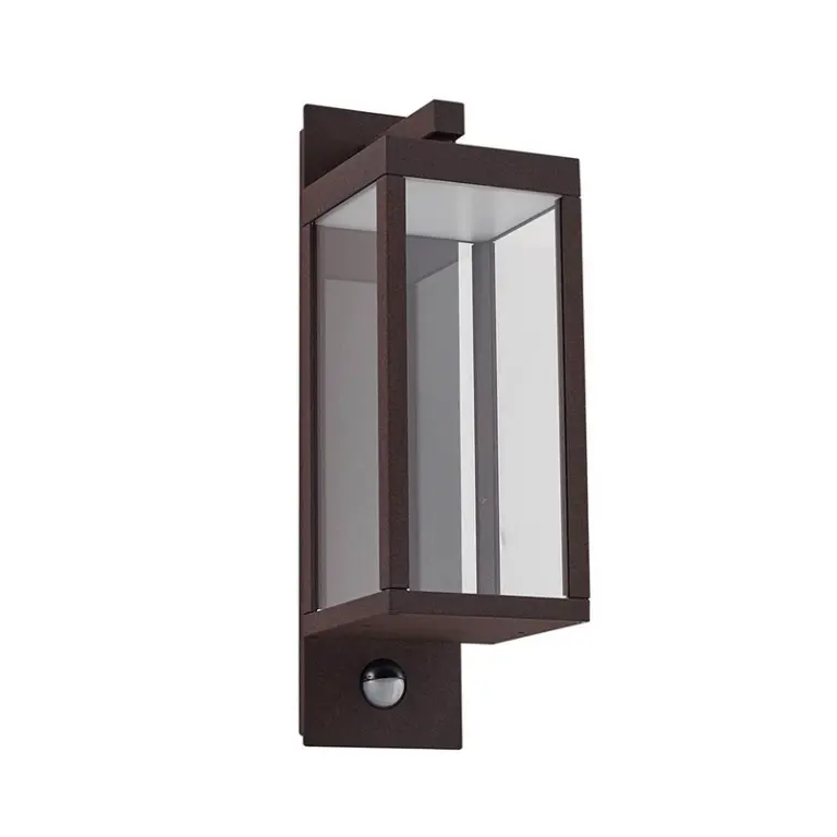 Lucande - Ferdinand LED Udendørs Væglampe w/Sensor Rust