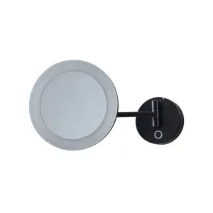 Lucande - Fyria LED Spejl/Væglampe CCT IP44 Sort