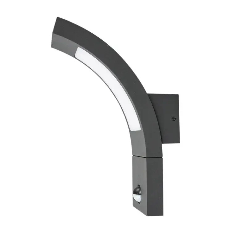 Lucande - Juvia LED Udendørs Væglampe w/Sensor Graphite