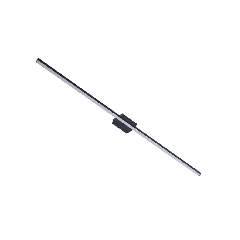 Lucande - Kivana LED Væglampe L120 IP44 Sort