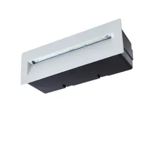Lucande - Loya LED Indbygnings Væglampe 23x8 IP54 Hvid