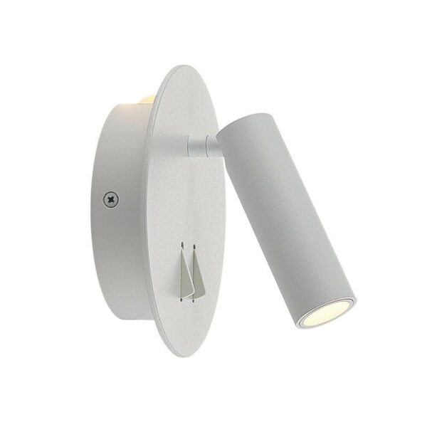 Lucande - Magya LED 2 Round Væglampe White