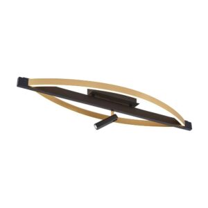 Lucande - Matwei LED Oval Loftlampe Brass