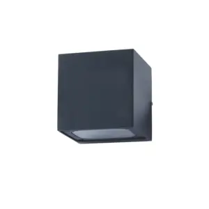 Lucande - Merjem udendørs LED-væglampe, 10 cm, op/ned, IP54