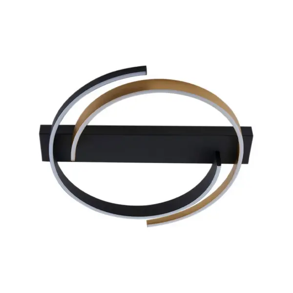 Lucande - Natsuma LED Loftlampe Sort/Guld