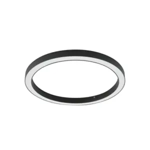 Lucande - Neor LED-loftlampe, CCT, sort, Ø 60 cm, dæmpbar