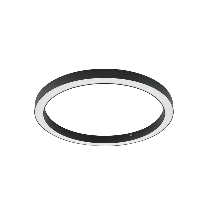 Lucande - Neor LED-loftlampe, CCT, sort, Ø 60 cm, dæmpbar