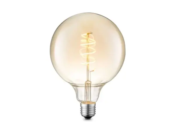 Lucande - Pære LED 4W Amber G125 Dæmpbar E27